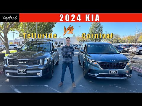 2024 Kia Telluride SX vs 2024 Kia Carnival EX