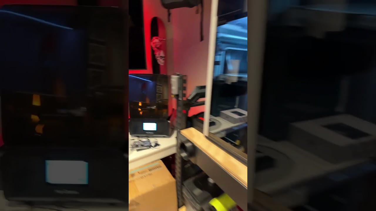 It’s out of control, in the best way. #3dprinter #lasercutter
