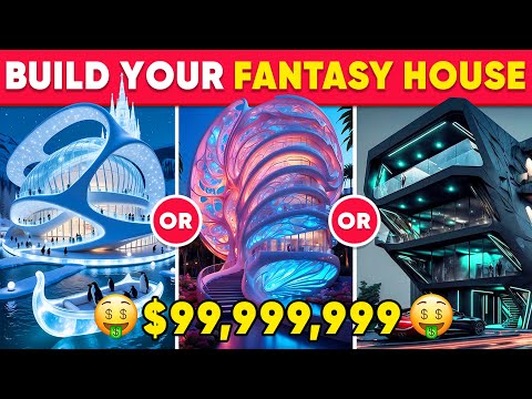Would You Rather - Build Your Ultra-Rich $99,999,999 House 🏰🦈💖🤑 Daily Quiz