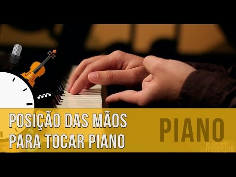 Posição das mãos para tocar piano - Dica Do Minuto #147