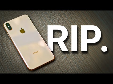 Part of a video titled Death of the iPhone XS - YouTube