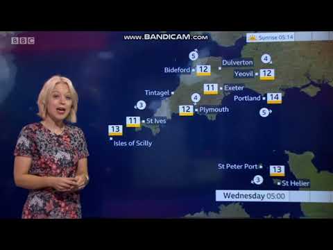Bee Tucker BBC Spotlight weather July 9th 2019 High Quality