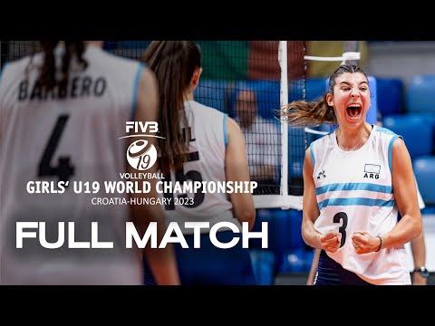 EGY🇪🇬 vs. ARG🇦🇷 - Full Match | Girl's U19 World Championship | Pool A