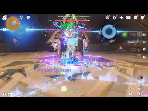 Nahida Hyperbloom with Double Hydro