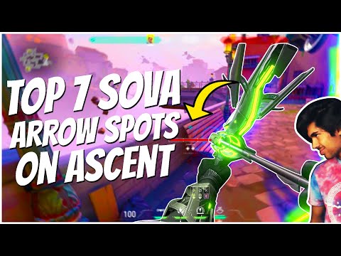 Top 7 NEW Sova Arrow Spots on Ascent | Valorant Guide