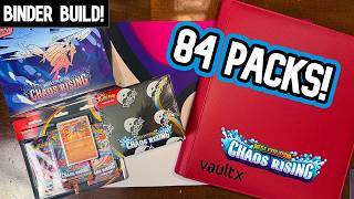 Release Week! CHAOS RISING Opening and Pokemon BINDER BUILD!