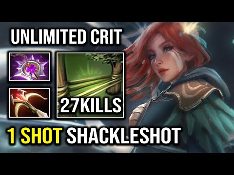How to Play Mid Windranger Against Invoker in 2023 with 1 Shot Shackleshot & Unlimited Crit Dota 2