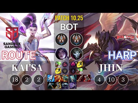 SB Route Kai'Sa vs KT Harp Jhin Bot - KR Patch 10.25