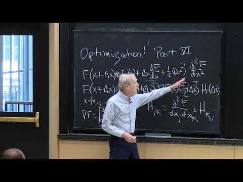 Lecture 21 Minimizing a Function Step by Step