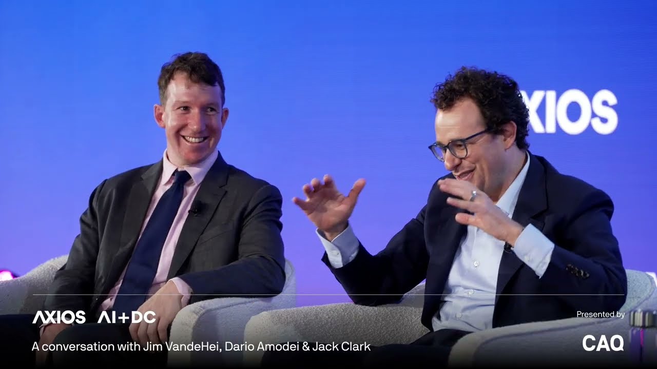 Anthropic’s Dario Amodei & Jack Clark & Axios’ Jim VandeHei - YouTube