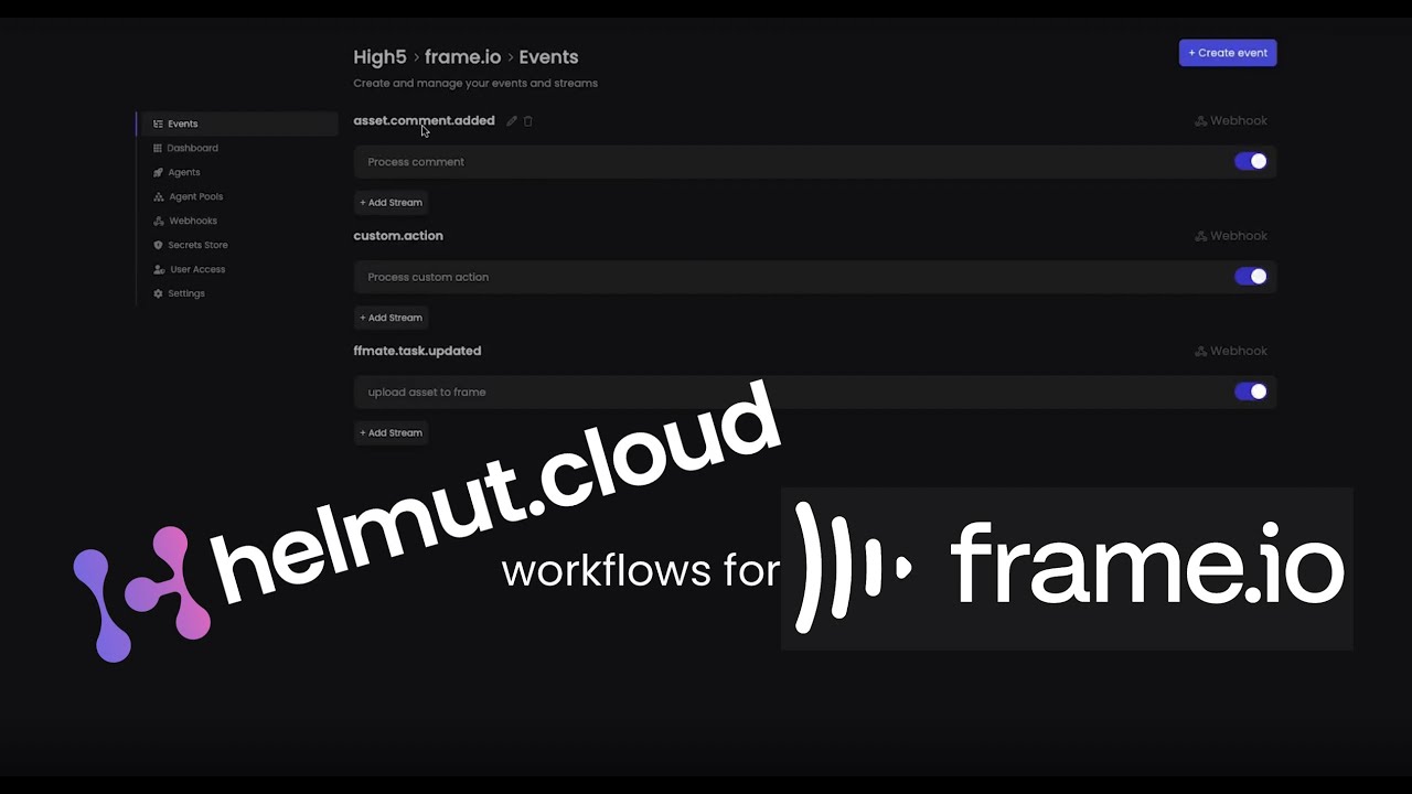 Simplifying Frame.io Workflows with helmut.cloud