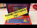 Remember This 90s Laptop Toy VTech Talking Whiz Kid Plus