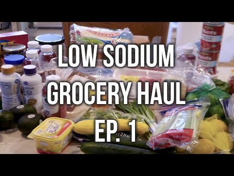 Low Sodium Grocery Haul, The BEST At The Grocery Store...