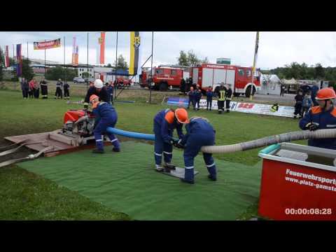 Jugendfeuerwehr Merbelsrod Löschangriff nass 26.23 Sec.