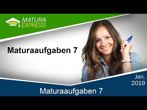 Maturaaufgaben 7 - Zentralmatura Mathematik Jänner 2019 #30
