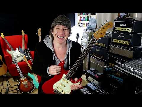 Guitar Junkie  Ep. 20   Stratocaster Setup+Free Backing Track!