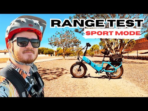 Lectric XP4 750W E-Bike Sport Mode RANGE Test! Let's GO!