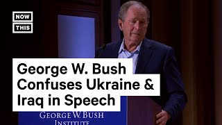George W. Bush Slips Up, Calls Iraq Invasion &#39;Unjustified &amp; Brutal&#39;