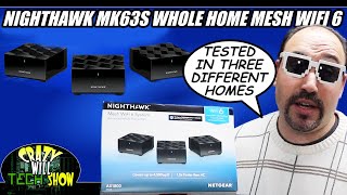 Testing wifi mesh in 3 different homes NETGEAR Nighthawk Mesh WiFi 6 System (MK63S)