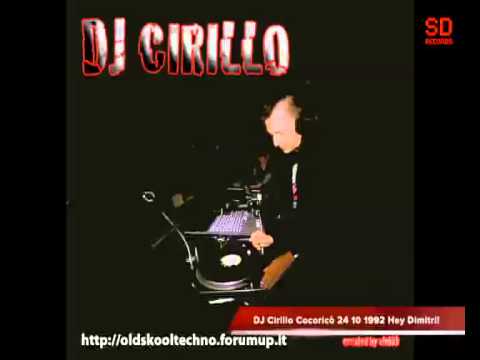 DJ Cirillo Cocoricò 24 10 1992 Hey Dimitri!