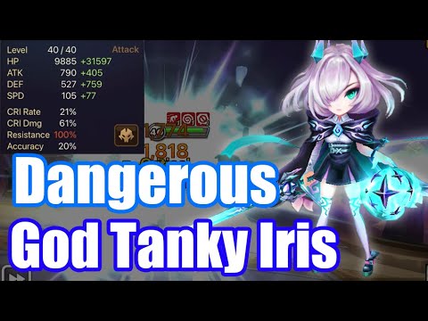 【Summoners War | Curry's RTA】The Power God Tanky Iris, Don't touch her, it's dangerous!!