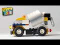 How To Build A Concrete Mixer Truck Using LEGO Classic 11036 Alternate Creative Vehicles