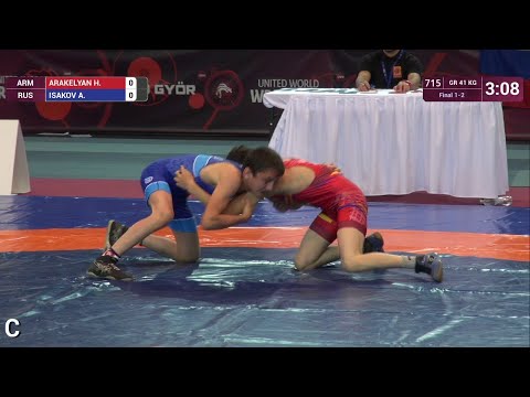 GOLD GR - 41 kg: H. ARAKELYAN (ARM) v. A. ISAKOV (RUS)
