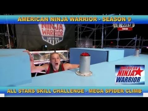 ANW: All Stars Skills Competition - Mega Spider Climb (Season 9)| akachak