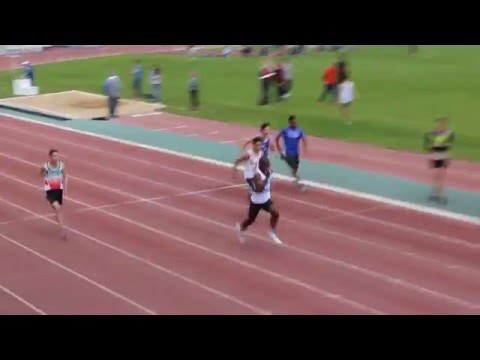 100m MIM (série 1) - Challenge Équip'Athlé Printanier Minimes 2016 à Castres