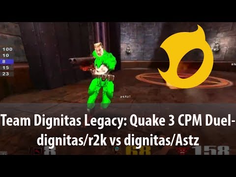 Team Dignitas Legacy: Quake 3 CPM Duel - dignitas/r2k vs dignitas/Astz
