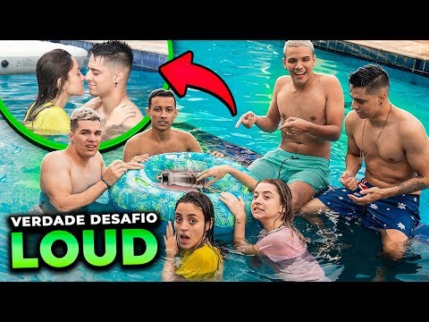 O CLIMA ESQUENTOU?! VERDADE OU DESAFIO NA PISCINA DA LOUD!!