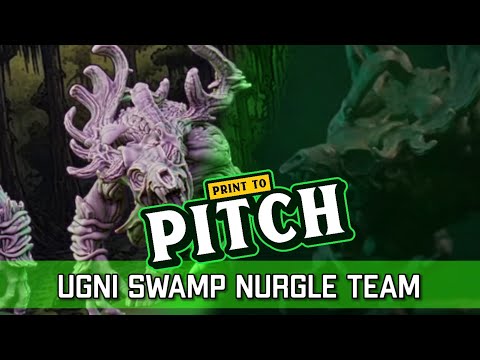 UGNI Nurgle Team - 3D Printing Blood Bowl | Print to Pitch (Bonehead Podcast)