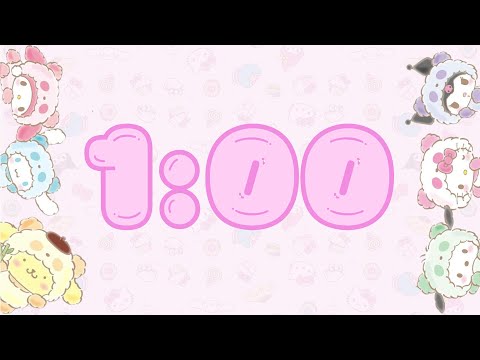 1 Minute Timer Sanrio - Calm and Relaxing Music