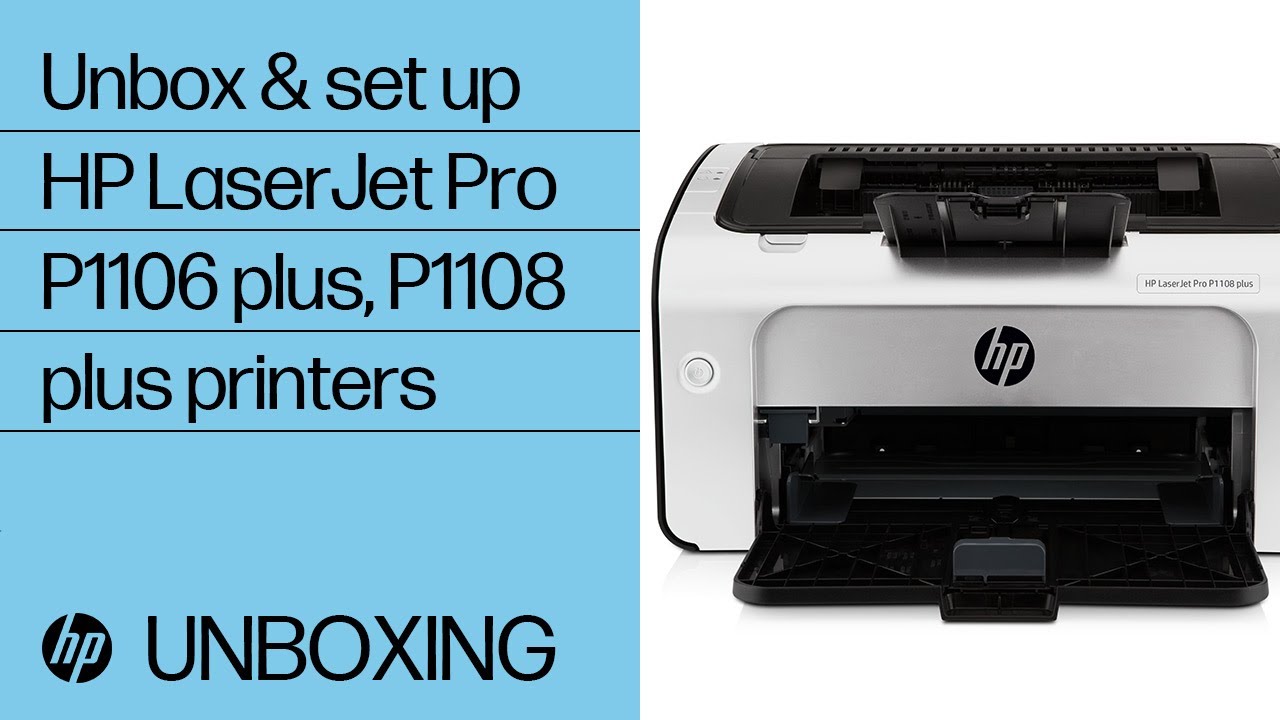 Hướng dẫn cài đặt máy in HP LaserJet Pro P1106 plus và P1108 plus