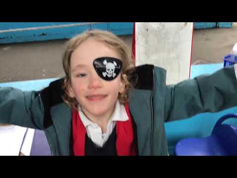 Outdoor learning in P1 and P2 at Preston Street