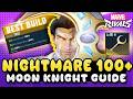 How To Clear NIGHTMARE 100 160 With MOON KNIGHT In BLOOD HUNT Marvel Rivals PVE