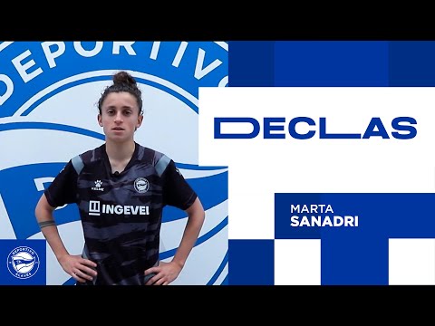 Marta Sanadri : "Un derbi siempre es especial; tenemos ganar de enfrentarnos al Athletic"