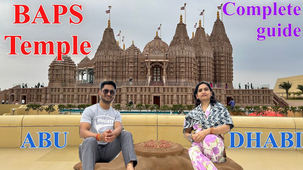 Join a traveler as he explores BAPS temple.