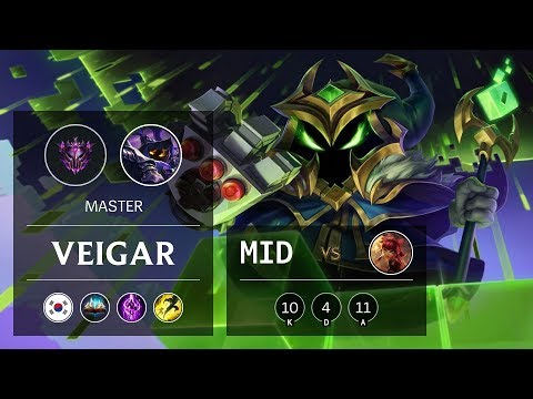 Veigar Mid vs Annie - KR Master Patch 9.19