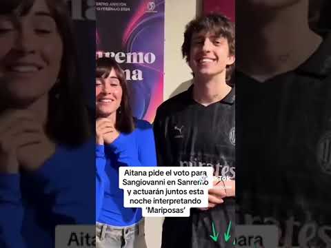 Aitana y San Giovanni en #sanremo2024