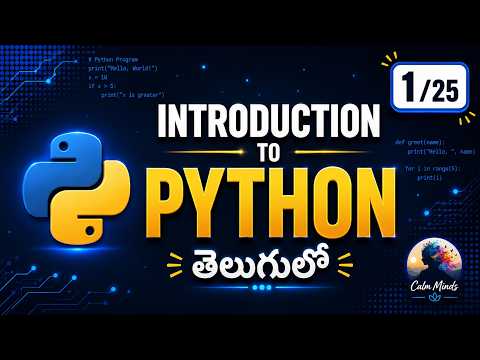 Python Tutorial In Telugu Learn Python Programming For Beginners Step By Step Part1