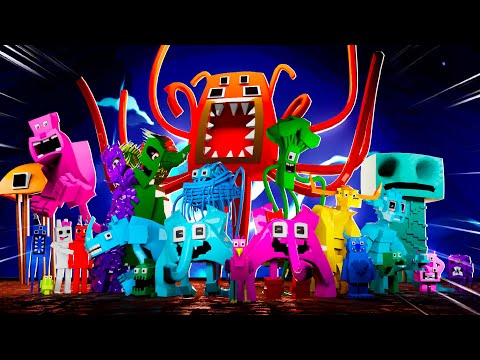 Garten Of BanBan - ALL NEW BOSSES VS OPILA BIRD | All Minecraft Animation