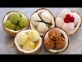 5 NEW Ice Cream Flavors Dairy Free Coconut Recipe Homemade Ice Cream No Machine