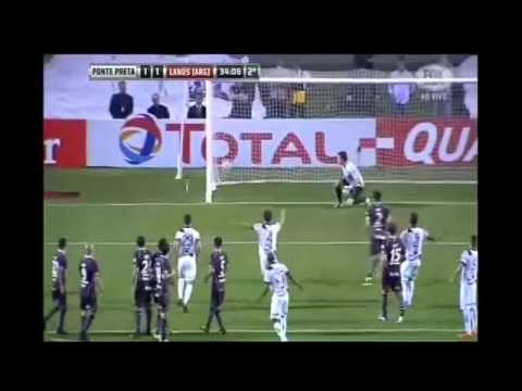 Ponte Preta(BRA) 1x1 Lanús(ARG) - GOLS