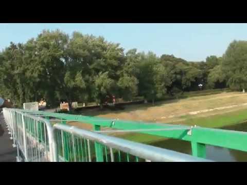 primo attraversamento riapertura PASSERELLA DELL'ISOLOTTO