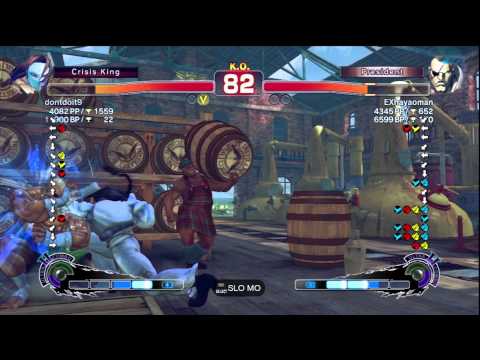 dontdoit9 [Claw] vs. EXhayaoman [Sagat] | SSF4 Arcade Edition