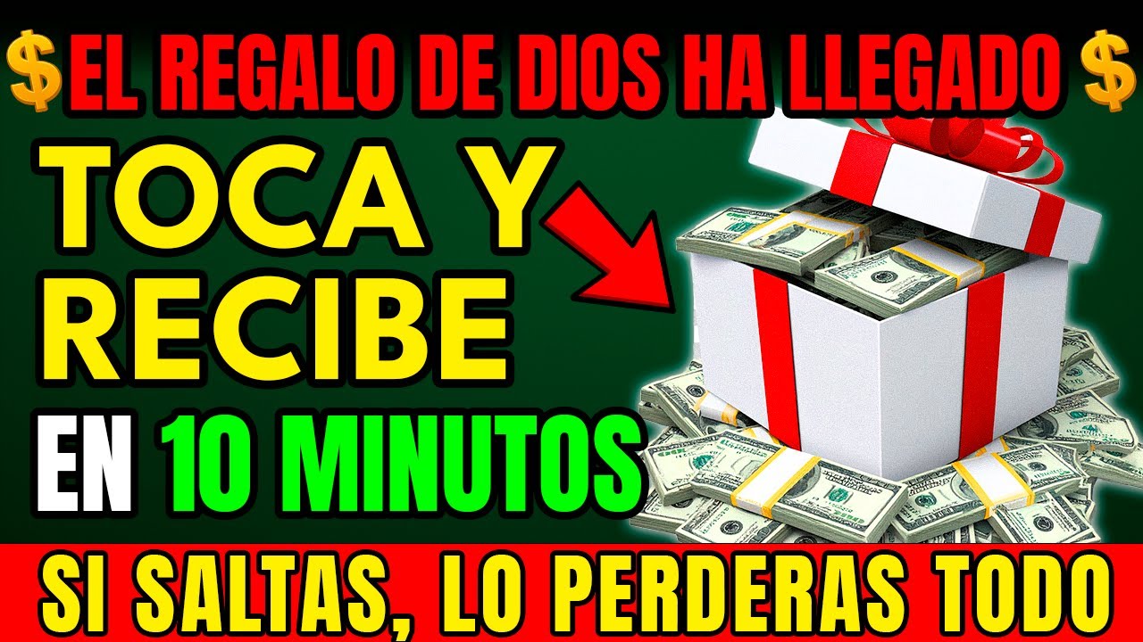DIOS DICE: ¡TU MILAGRO YA ESTÁ AQUÍ! 🎁 ESTA ORACIÓN ACTIVARÁ TU BENDICIÓN FINANCIERA