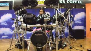 preview picture of video '佐藤奏ちゃん 新星堂アピタ江南西店 V-Drums デモ演奏④ 2013/9/22'