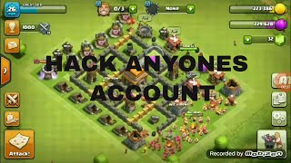 How to hack clash of clans account 2017