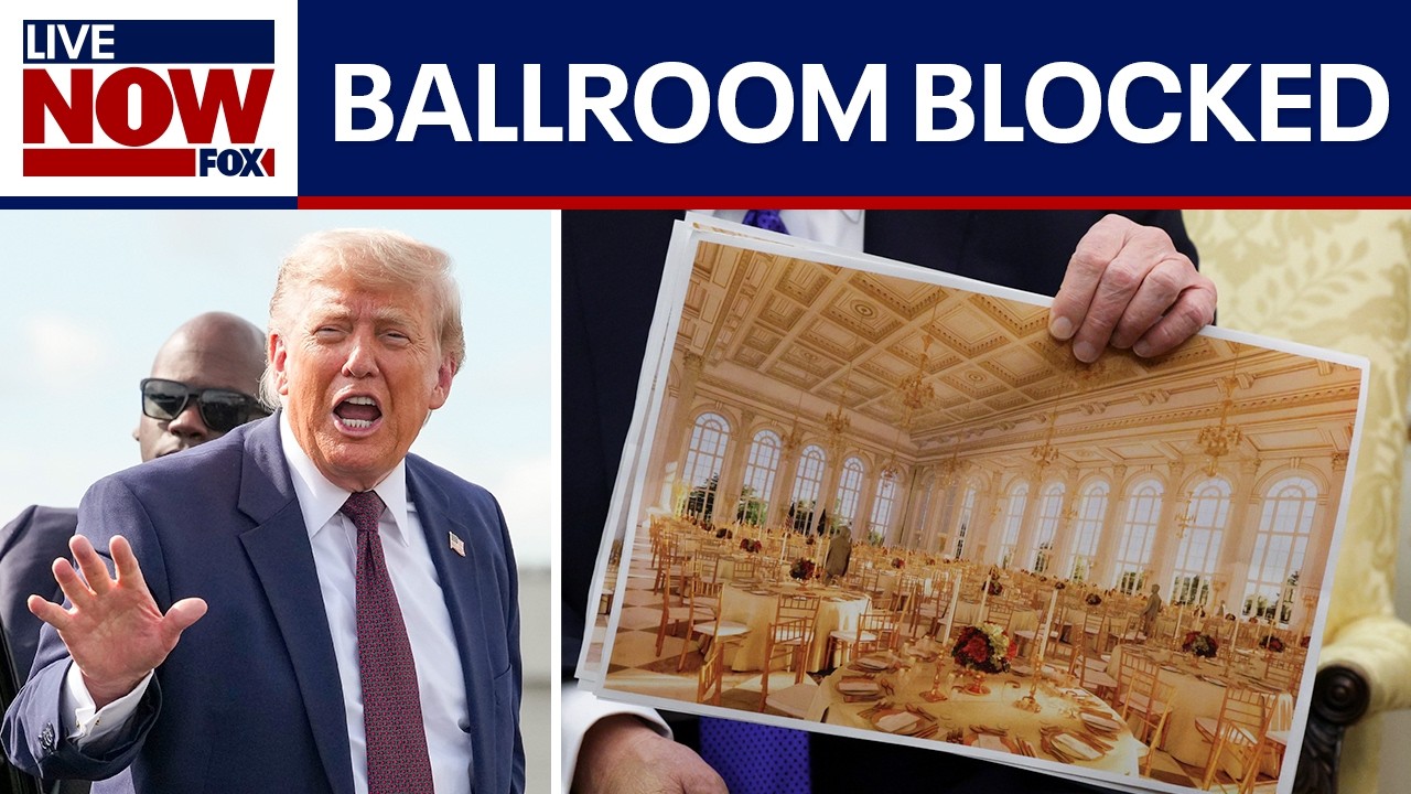 Appeals court blocks Trump's ballroom construction